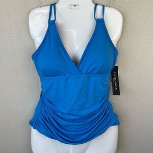 NWT La Blanca Tankini Top Sizes 6,8,14,16